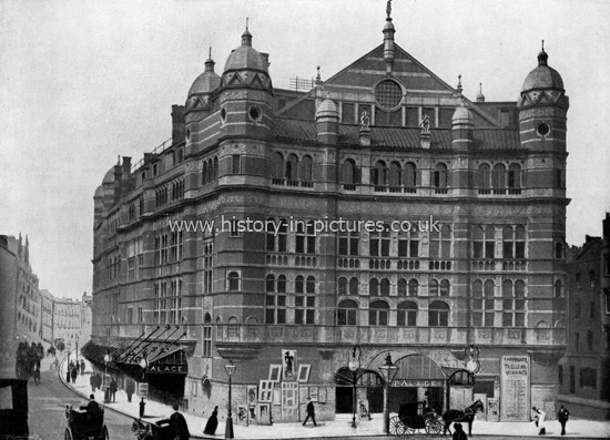 Palace Theatre, Shaftesbury Avenue, London. c.1890's.